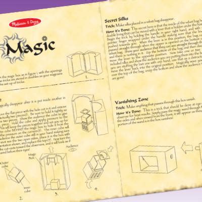 Melissa and Doug magic set instructions: Impress your friends with amazing tricks